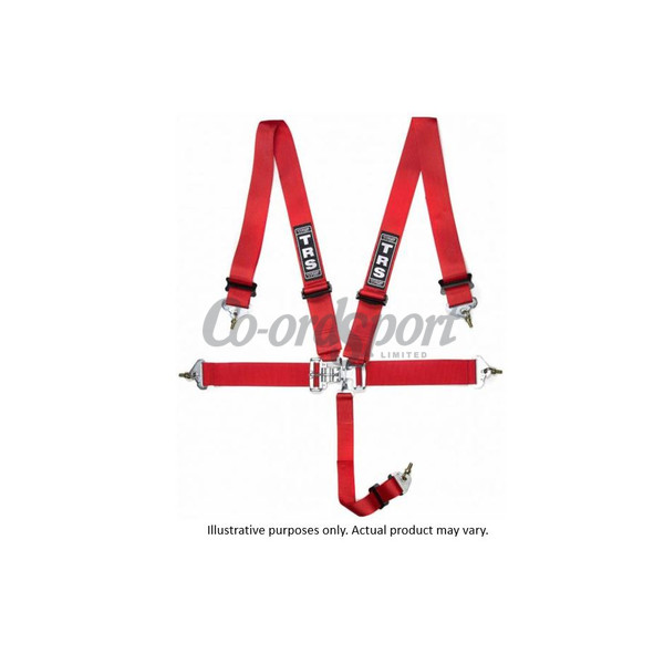 TRS Nascar 2in Lever/Latch - 5 point Harness in Red image