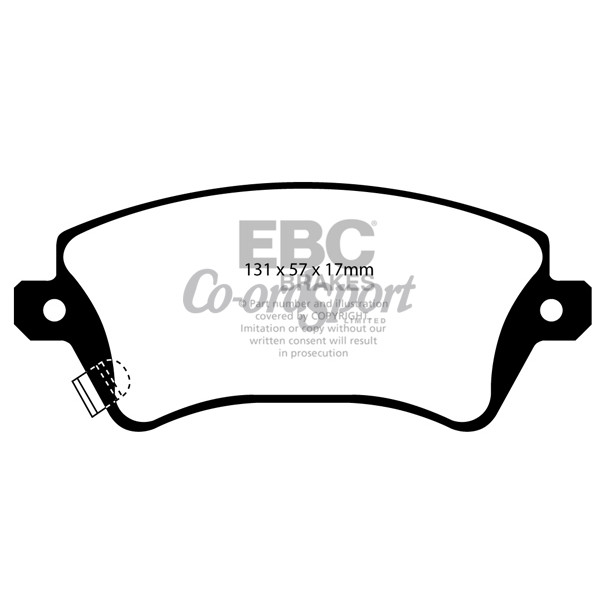 EBC Ultimax OEM Replacement Brake Pads image