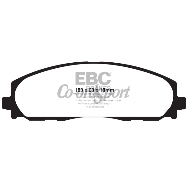 EBC Ultimax OEM Replacement Brake Pads image