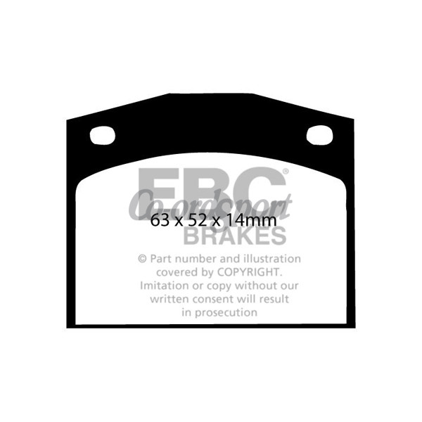 EBC Ultimax OEM Replacement Brake Pads image