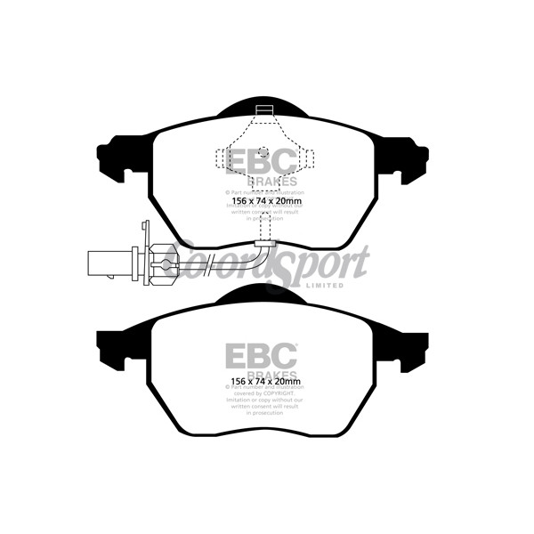 EBC Ultimax OEM Replacement Brake Pads image