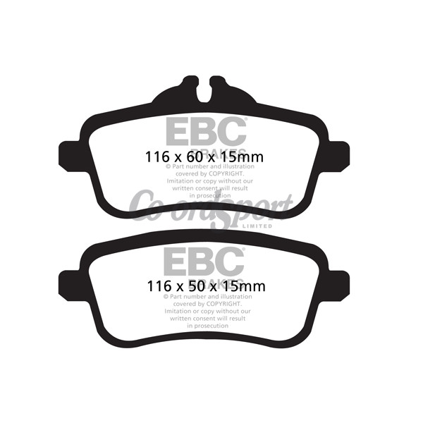 EBC Ultimax OEM Replacement Brake Pads image