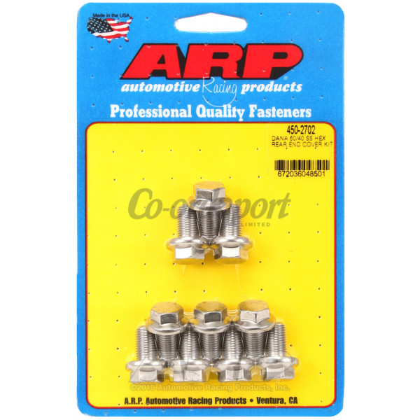 ARP Ford Dana 60/40 SS hex rear end cover bolt kit image