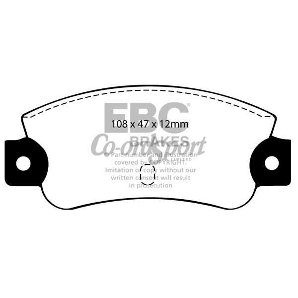 EBC Ultimax OEM Replacement Brake Pads image