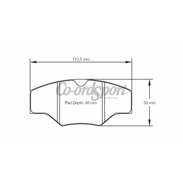 Pagid racing brake pads - RST1 image