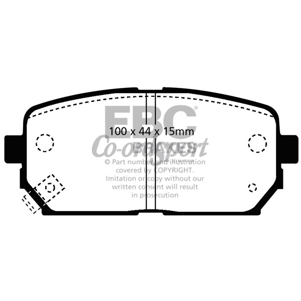 EBC Ultimax OEM Replacement Brake Pads image