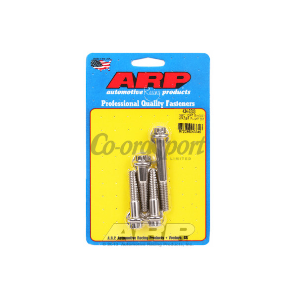 ARP SB Chevy 12pt short water pump bolt kit image