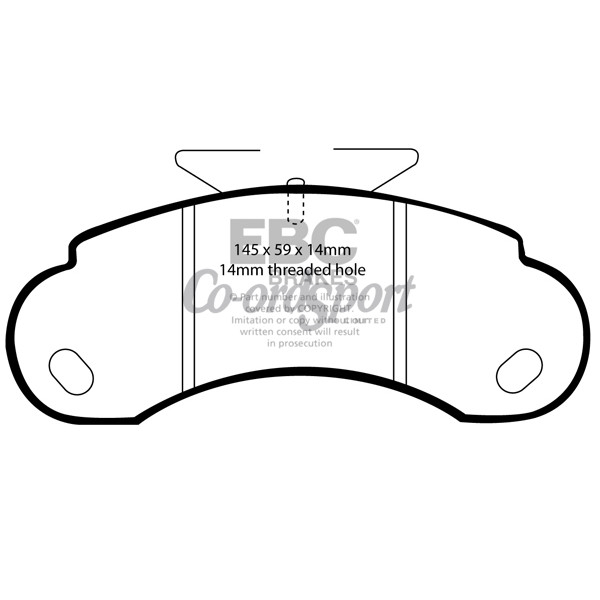 EBC Ultimax OEM Replacement Brake Pads image