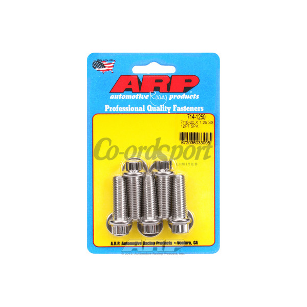 ARP 7/16-20 x 1.250 12pt SS bolts image