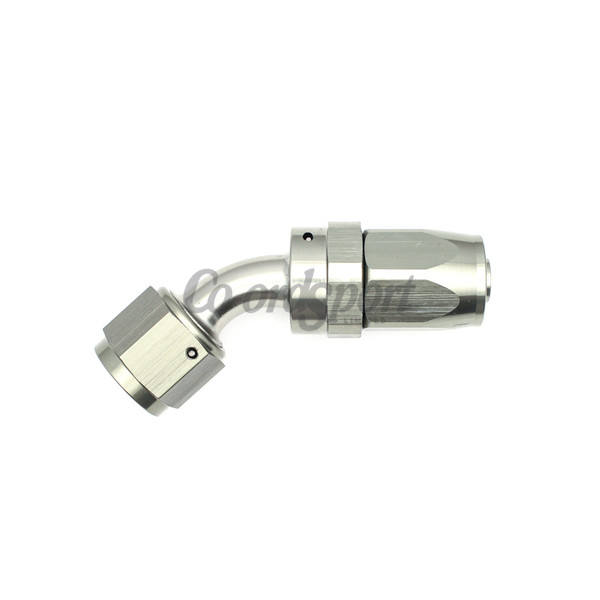 DW 8AN Female Swivel 45-degree Hose End CPE image