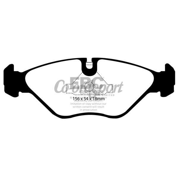 EBC Ultimax OEM Replacement Brake Pads image