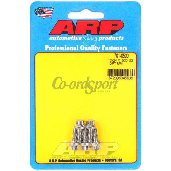 ARP 10-24 x .500 12pt SS bolts image