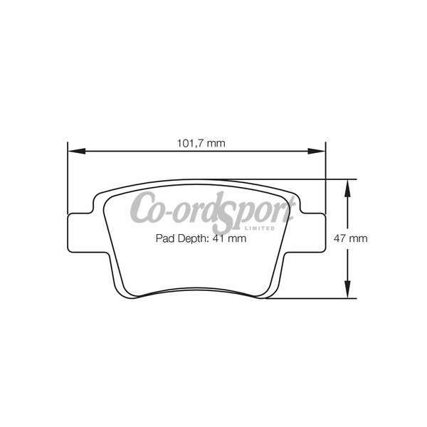 Pagid racing brake pads -RST3 image