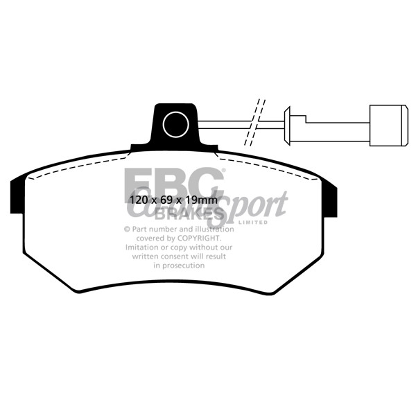 EBC Ultimax OEM Replacement Brake Pads image