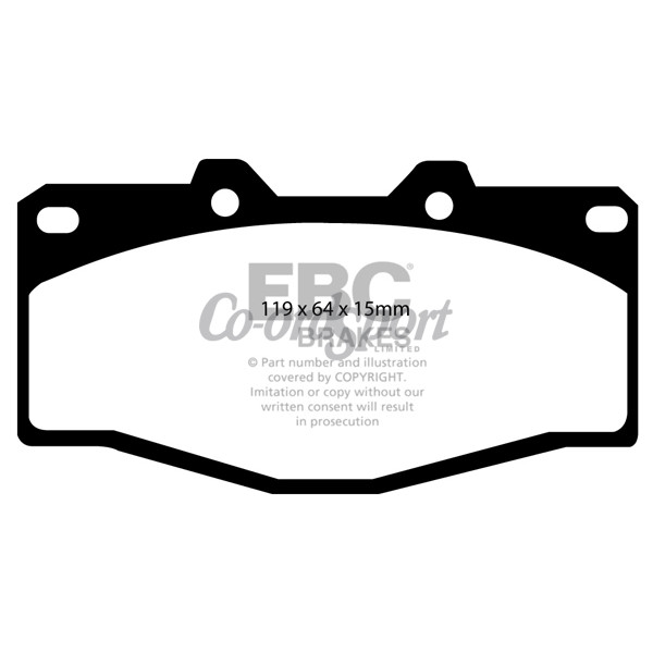 EBC Ultimax OEM Replacement Brake Pads image