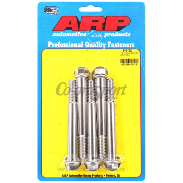 ARP 1/2-13 x 4.250 hex SS bolts image