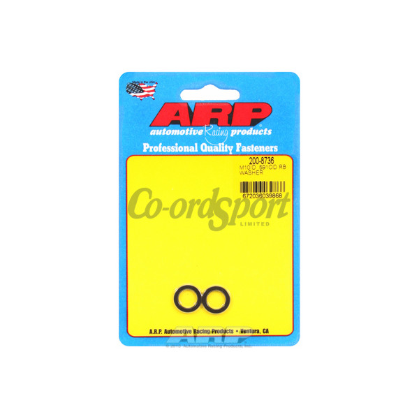 ARP M10 ID .591 OD black washer image