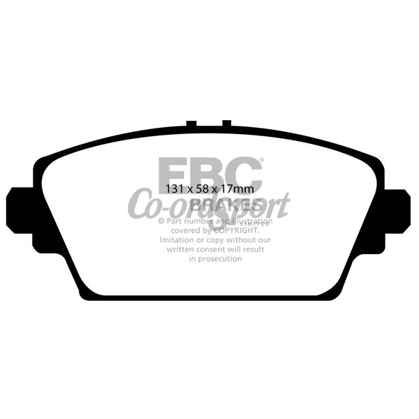 EBC Ultimax OEM Replacement Brake Pads image