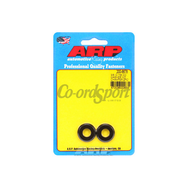 ARP 3/8 ID 7/8 ODradiused black washers image