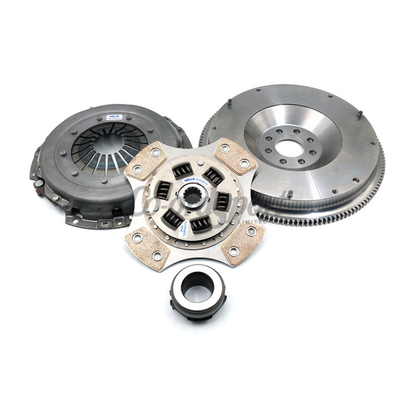 Helix  BMW Mini R53 4pc Clutch Kit Sprung Paddle Disc Flywheel image