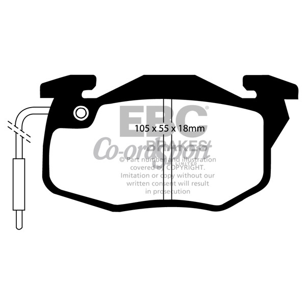 EBC Ultimax OEM Replacement Brake Pads image