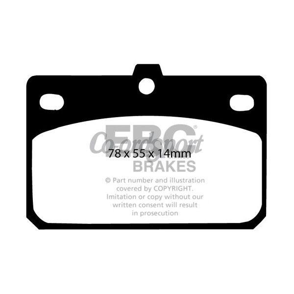 EBC Ultimax OEM Replacement Brake Pads image