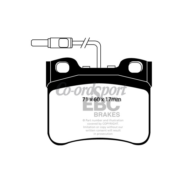 EBC Ultimax OEM Replacement Brake Pads image