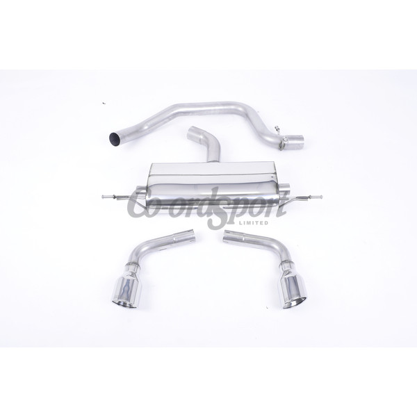 Milltek Cat-back Audi TT Mk2 2.0 TFSi 2WD 2006 - 2011 image