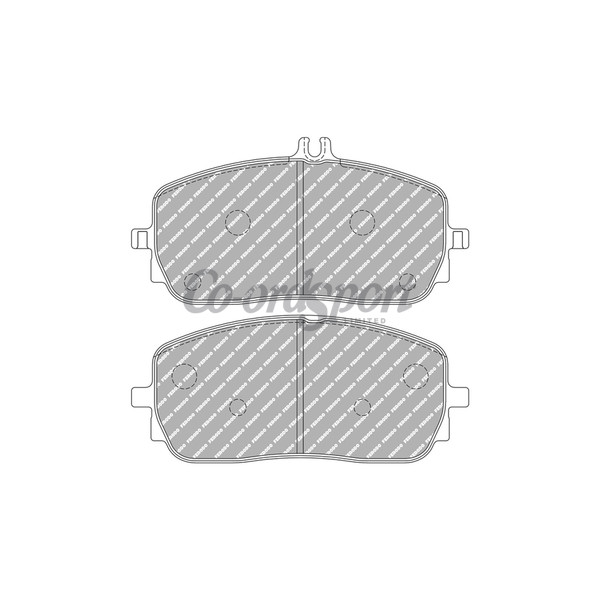 Ferodo DS2500 Front Brake pads Mercedes EQA EQB A-B Class CLA GLA image