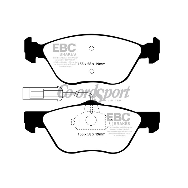 EBC Ultimax OEM Replacement Brake Pads image