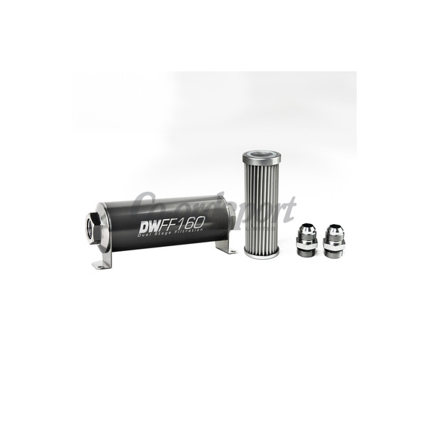 DW In-line fuel filter element and housing kit  stainless st image