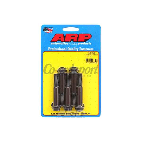 ARP 7/16-14 X 2.500 12pt 1/2 wrenching black oxide bolts image