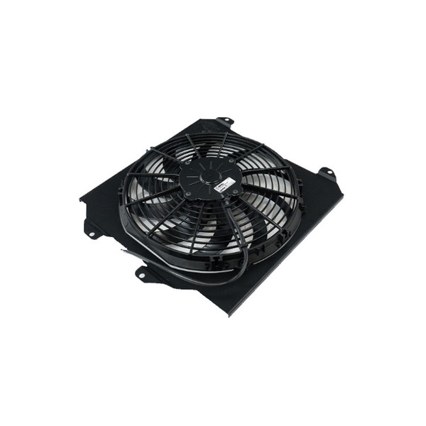 CSF 92-00 Civic All-Aluminum Fan Shroud w/ 12-inch SPAL fan (Blac image