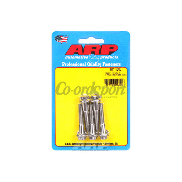 ARP 1/4-20 x 1.500 12pt SS bolts image