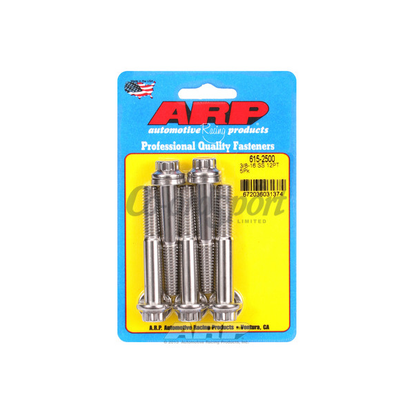 ARP 3/8-16 x 2.500 12pt 7/16 wrenching SS bolts image