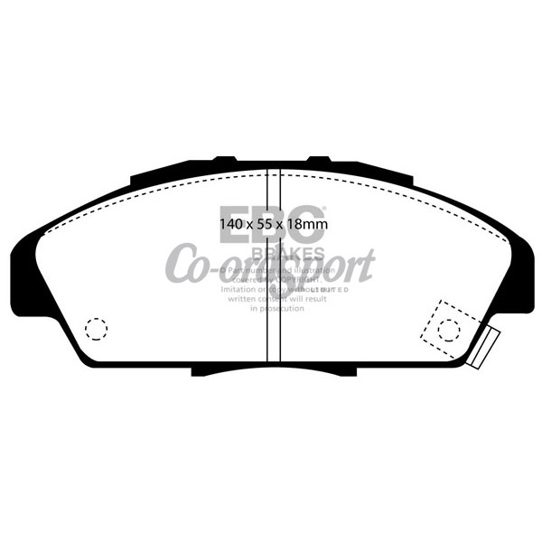 EBC Ultimax OEM Replacement Brake Pads image