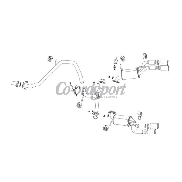 Fujitsubo Authorize E Exhaust TOYOTA CAMRY WS AXVH70 A25A-FXS image