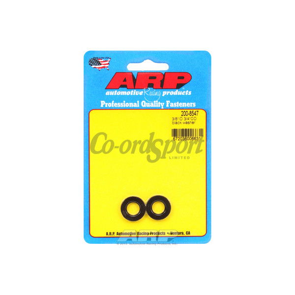 ARP 3/8 ID 3/4 OD black washers image