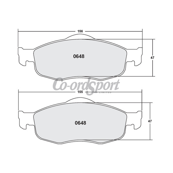 PFC 648 Carbon Metallic Brake Pad Set image