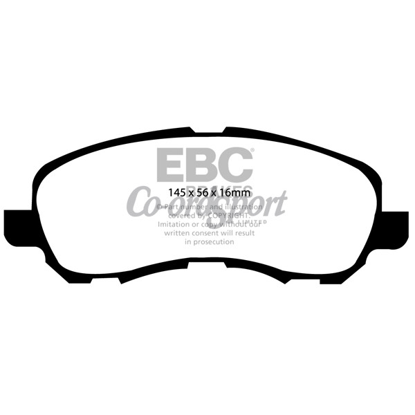 EBC Ultimax OEM Replacement Brake Pads image