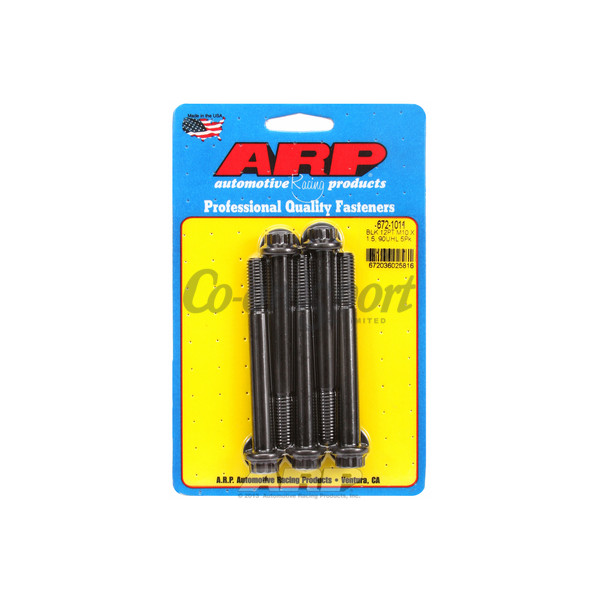 ARP M10 x 1.50 x 90 12pt black oxide bolts image