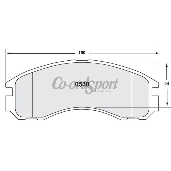 PFC 530 CARBON METALLIC BRAKE PAD SET image