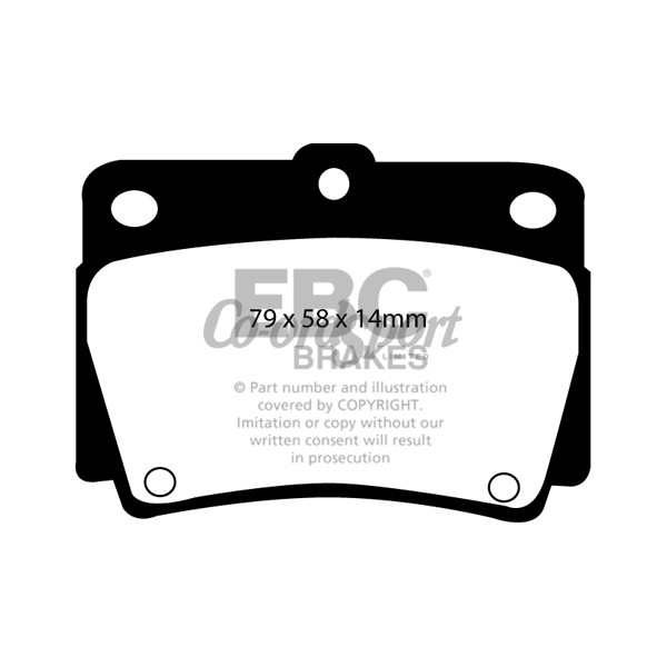 EBC Ultimax OEM Replacement Brake Pads image