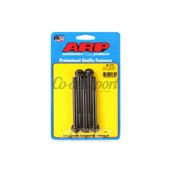 ARP M8 x 1.25 x 85 hex black oxide bolts image