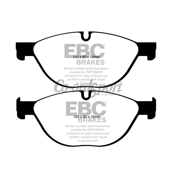 EBC Ultimax OEM Replacement Brake Pads image