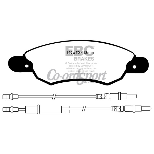 EBC Ultimax OEM Replacement Brake Pads image