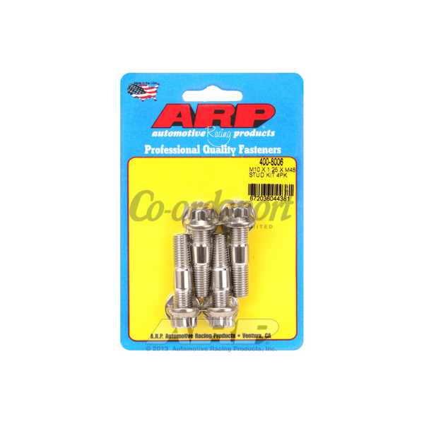 ARP M10 X 1.25 X 48mm broached stud kit 4pcs image