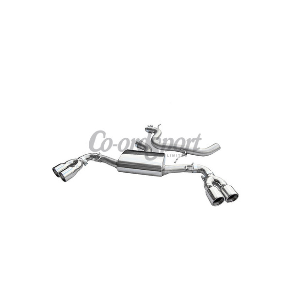 Cobra Audi TT Quad Exit Tips Cat Back System - CF Tips image