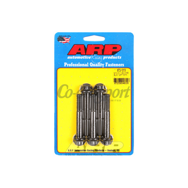 ARP M10 x 1.50 x 65 12pt black oxide bolts image