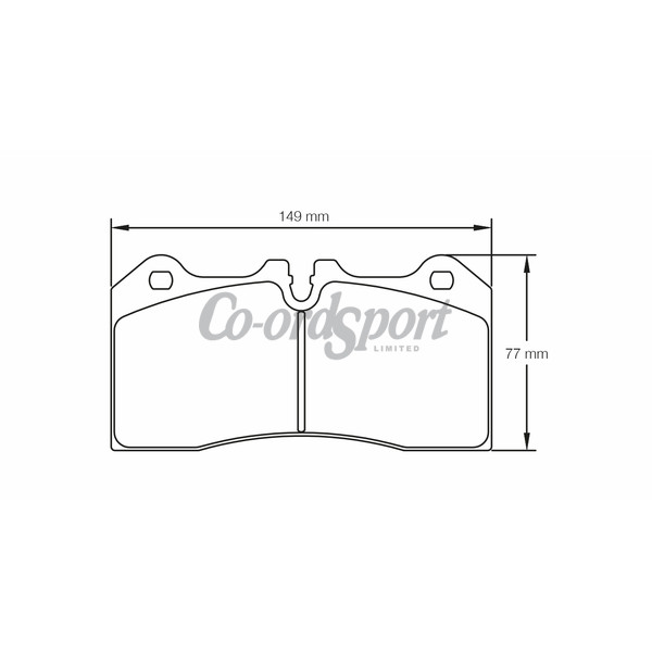 Pagid Racing Brake Pads McLaren REAR 570S 650S 675LT image